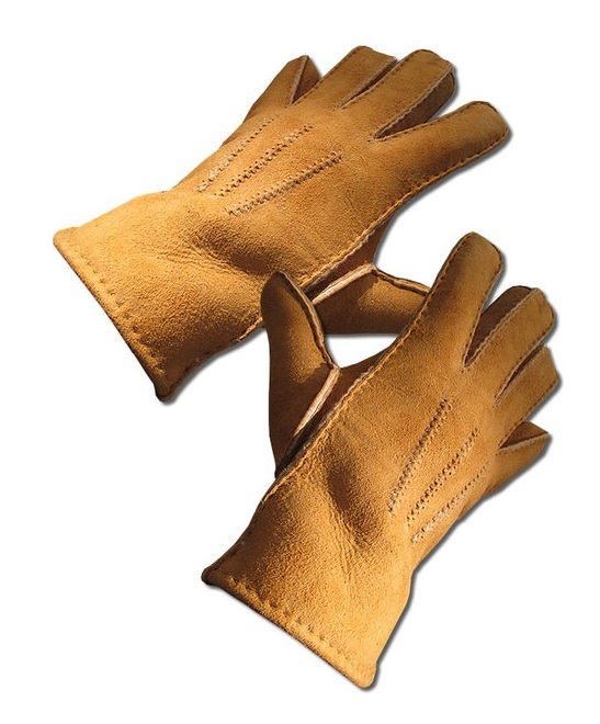 Lammfell Handschuhe Premium aus Wildleder