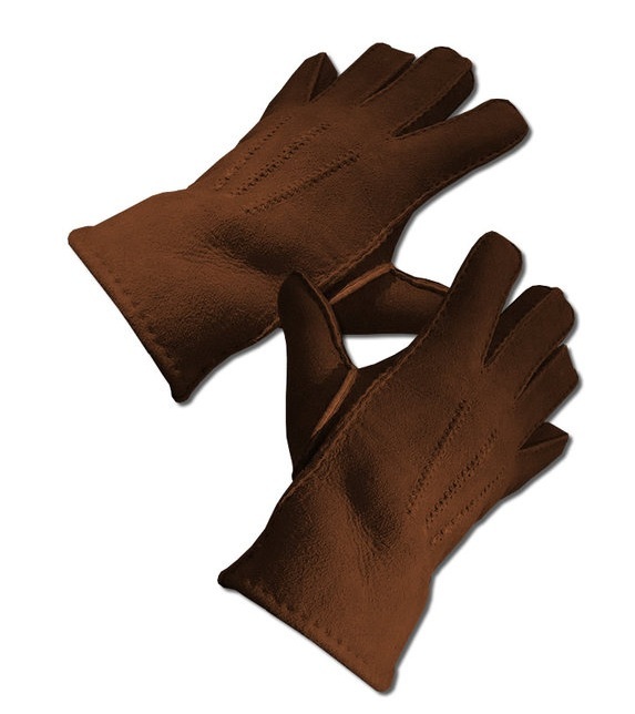 Lammfell Handschuhe Premium aus Wildleder